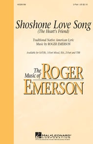 Shoshone Love Song Two-Part choral sheet music cover